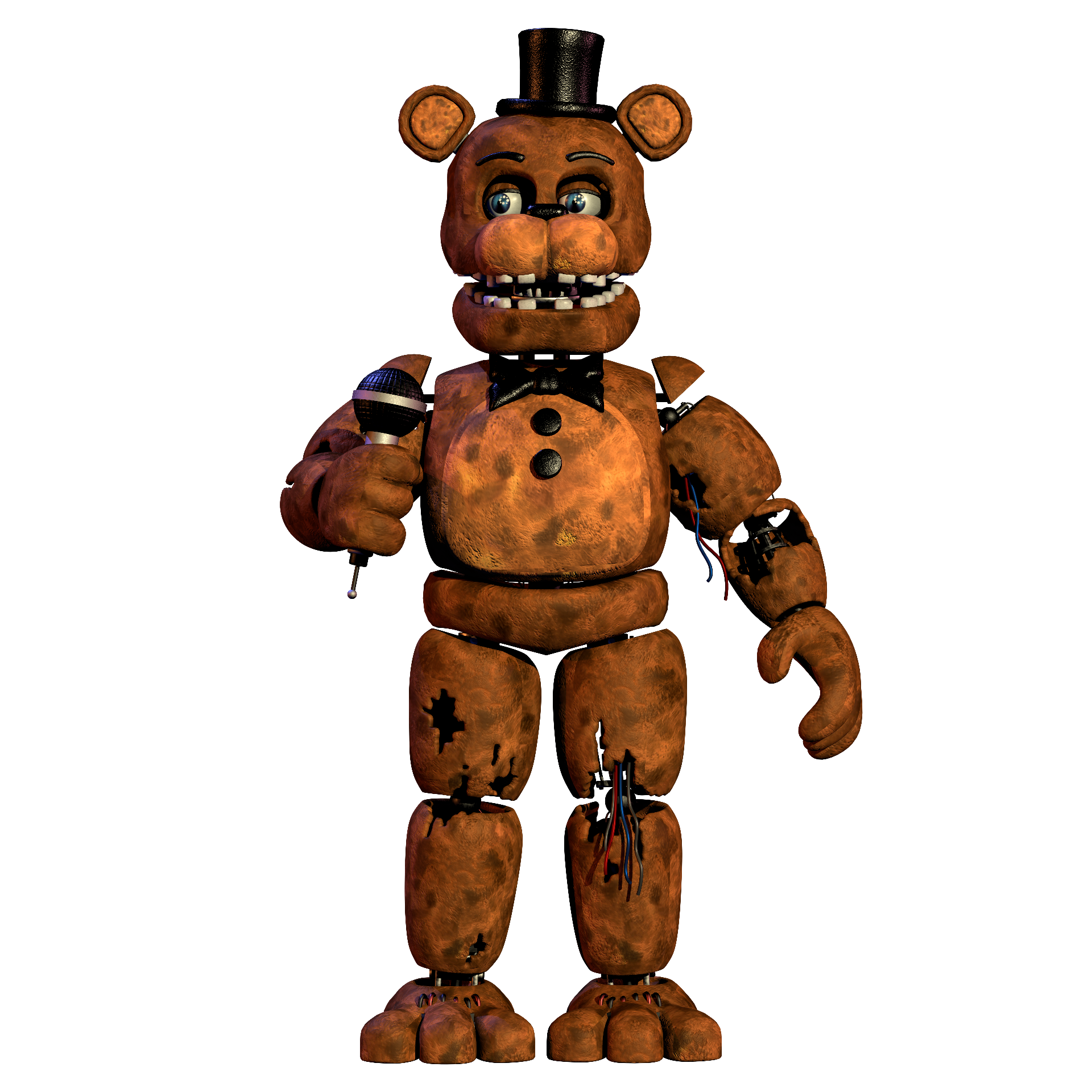 Withered Freddy practice render (Blender 2.79)