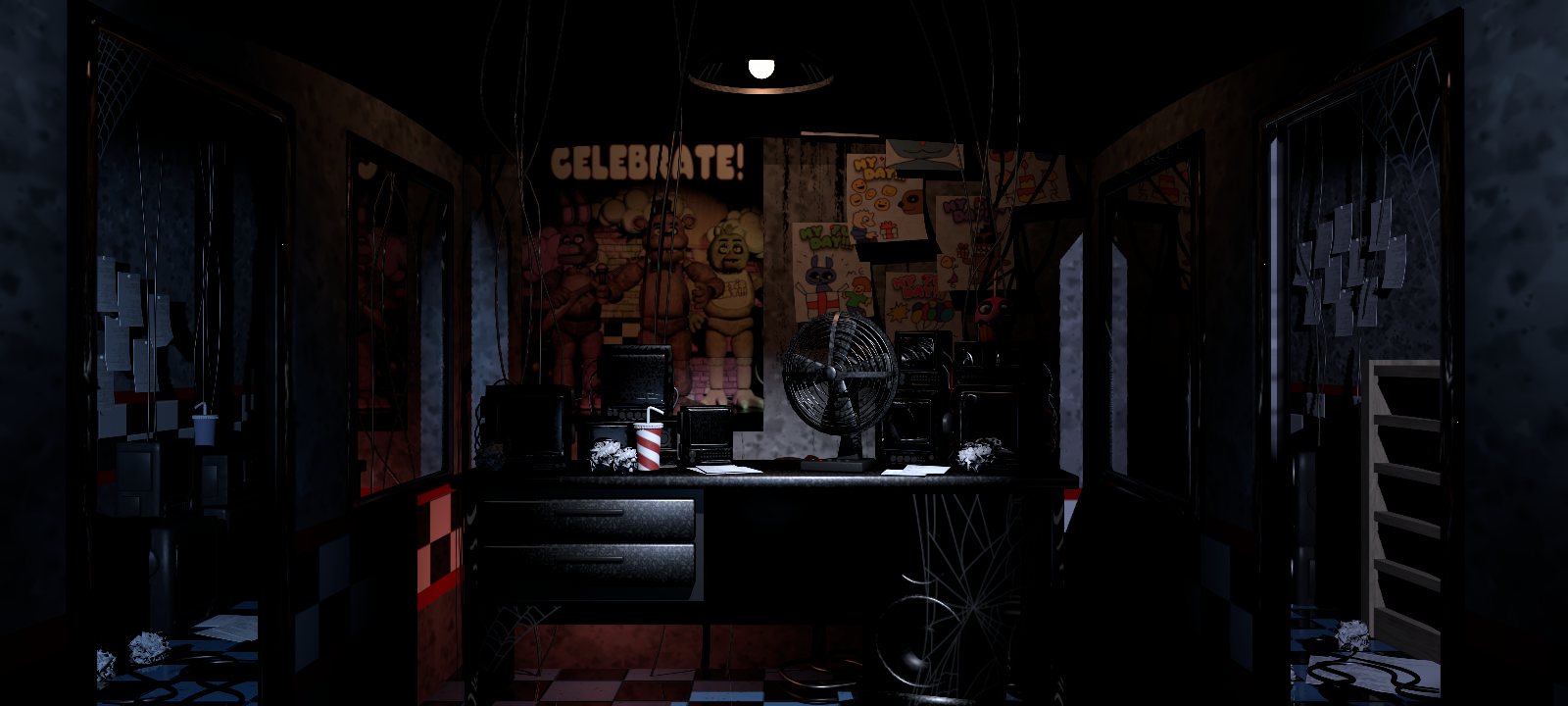 FNAF 2 Map Blender 2.8 port by ComfieFNAF on DeviantArt