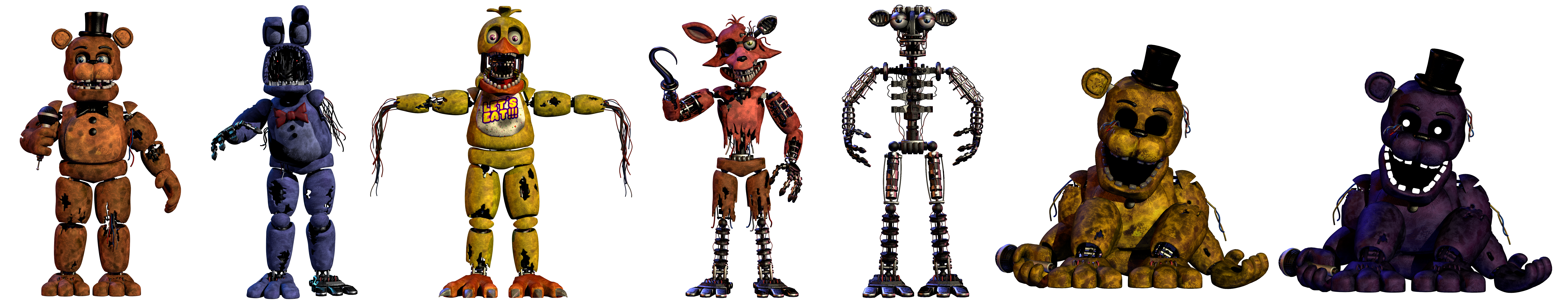 Fnaf 2 Enhanced Morphs - Skymods