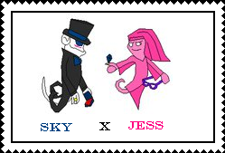 sky X jess stamp