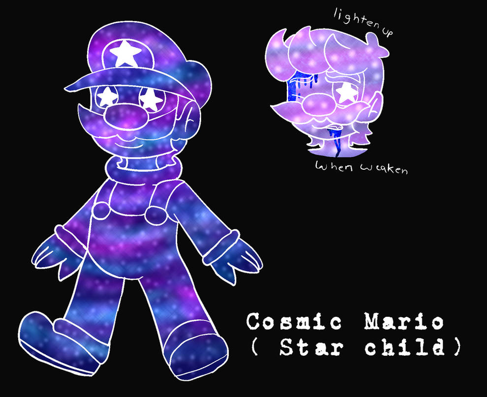 Mario Coexist Mario AU - Cosmic Mario by PoltergeistForever on DeviantArt