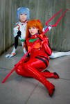 Rei and Asuka by gamefan23