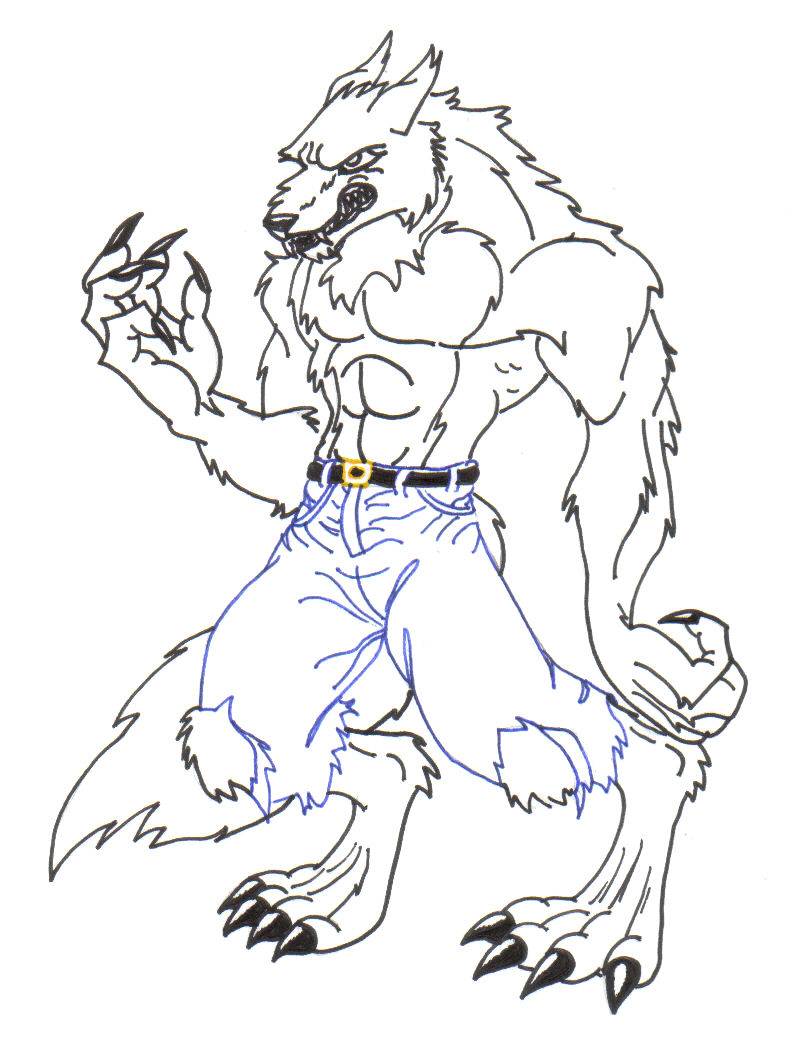 Tommy Lycan Line Art By Doomwing On Deviantart