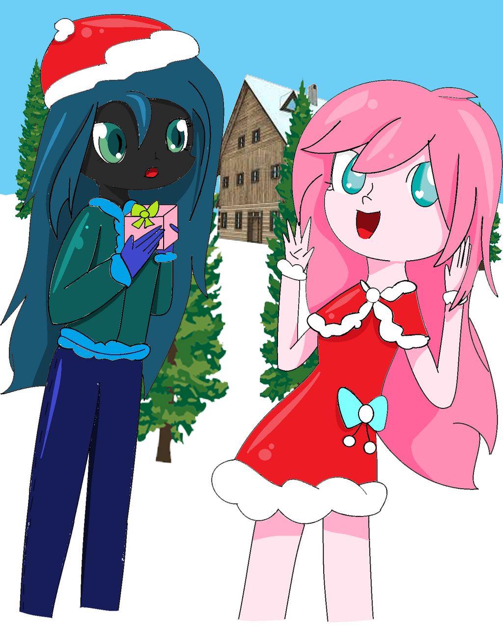 fluffle puff and chrissi christmas EG contest