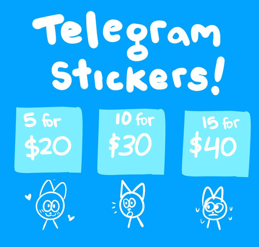 TELEGRAM STICKERS by peachybats on DeviantArt