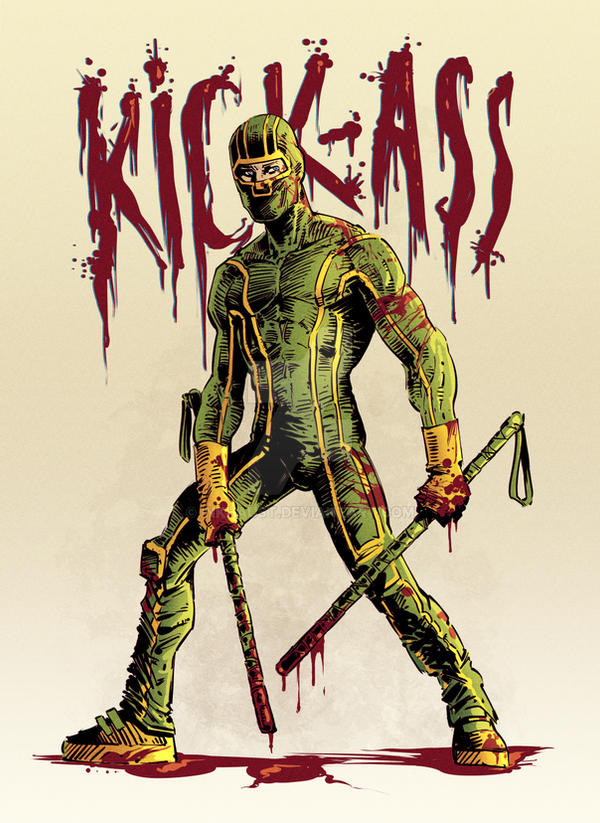 Kick Fan Deviantart Kick-Ass by Inkhaust on DeviantArt