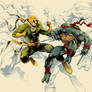IronFist vs Raphael- commission