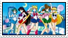 Sailor Moon - inner senshi - stamp 61 by kas7ia