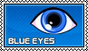 Blue eyes - stamp