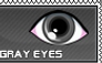 Gray eyes - stamp