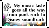 My music taste - stamp