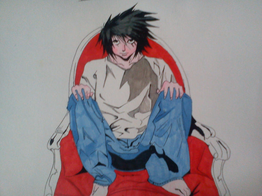 Death Note L Fan Art By Sanji 1st On DeviantArt death-note-l-fan-art-by-sanji-1st-on-deviantart