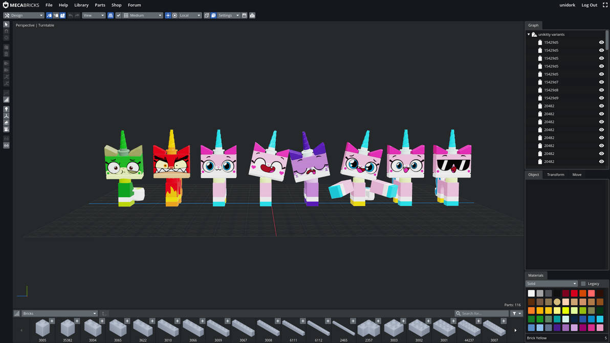 Unikitty variants by Unikittyinanutshell on DeviantArt