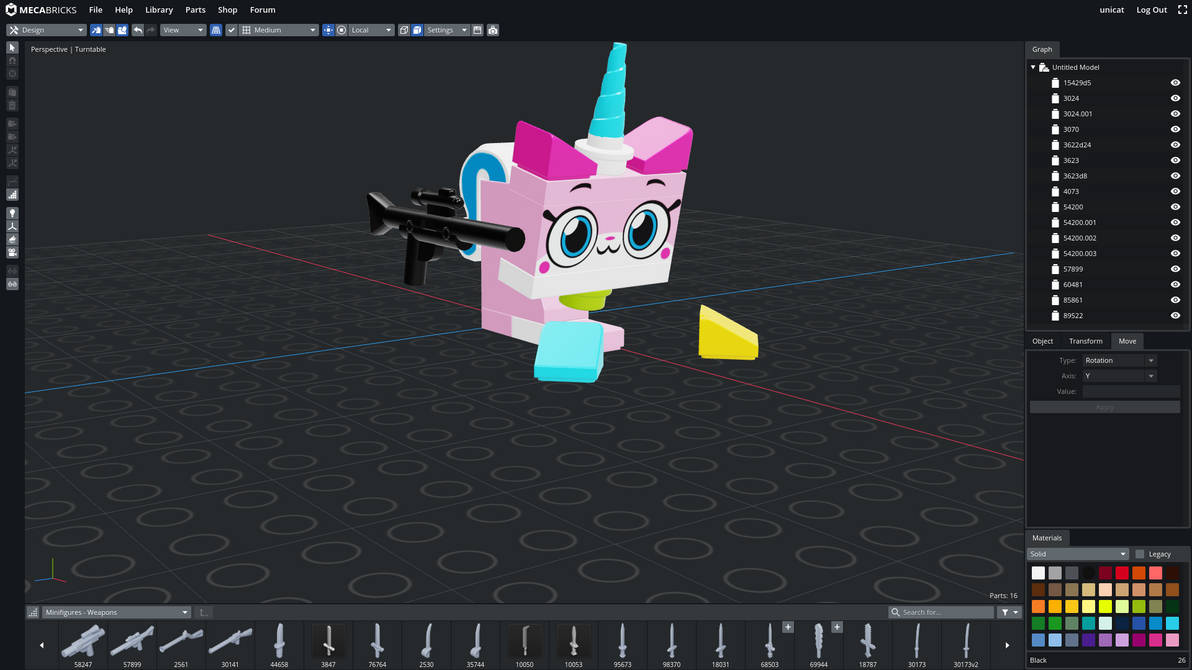 Unikitty (aiming stance) by Unikittyinanutshell on DeviantArt
