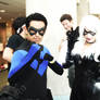 Nightwing and Black Cat Comikaze 2012 L.A.