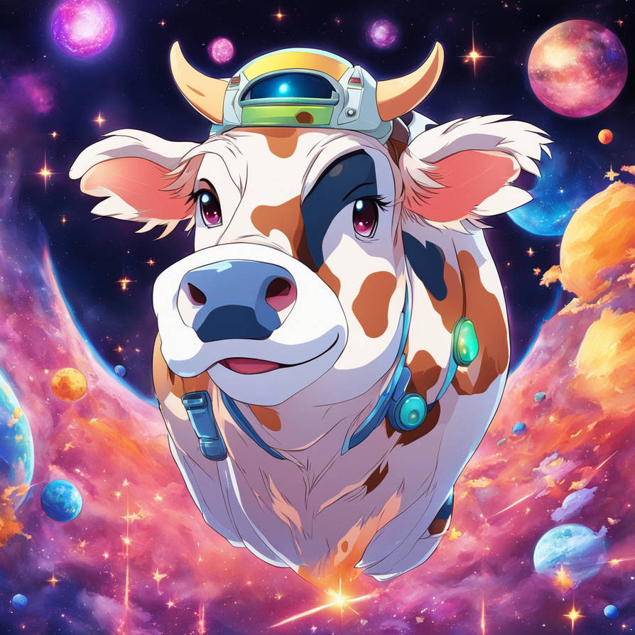 Cow Multiverse Cow in space by 1stfanart on DeviantArt