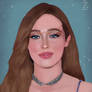 Alycia Debnam Carey Portrait Fanart by Oz Galeano