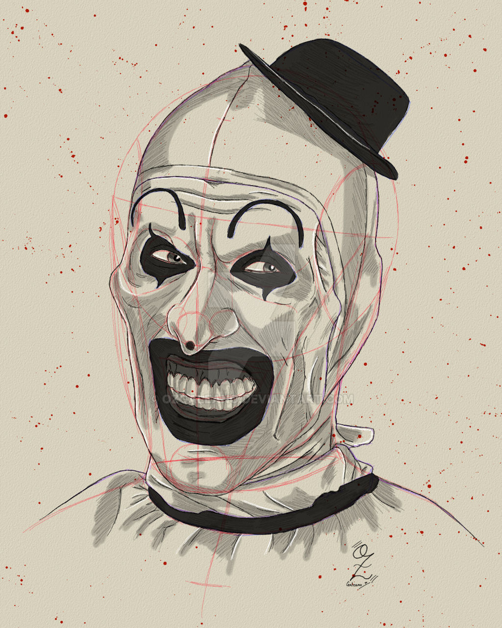 Terrifier Drawing Sketch Study by Oz Galeano by OzGaleano on DeviantArt