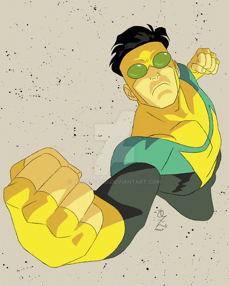 Invincible Drawing Color Art by Oz Galeano by OzGaleano on DeviantArt