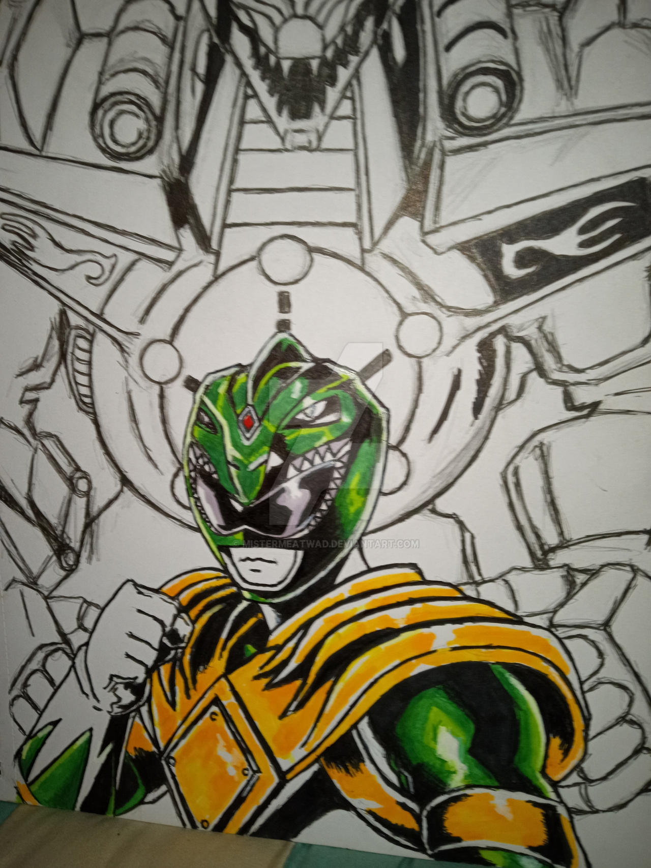 Green ranger by mistermeatwad on DeviantArt