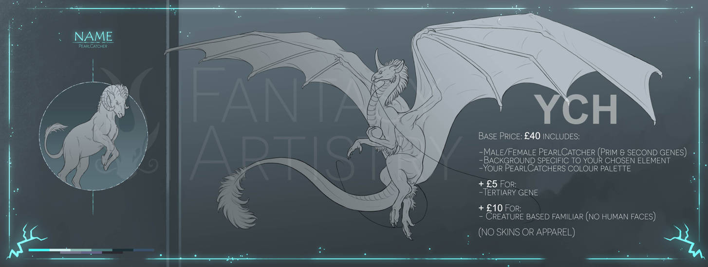 YCH - Flight rising (Pearlcatcher) by FantasyArtistry on DeviantArt