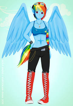 Rainbow Dash Girl (Alt. Version)