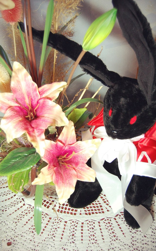 pandora hearts bunny black plush