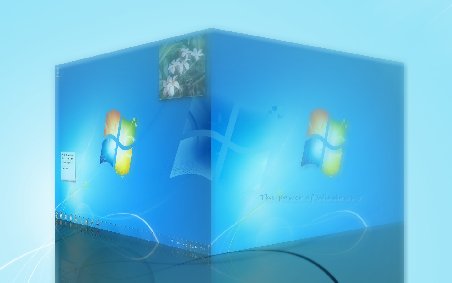 Windows 7 Wallpaper 3D by FeelLike on DeviantArt