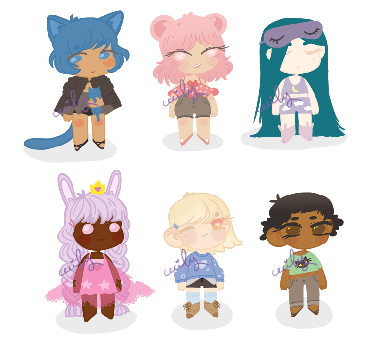 various adopts - set price - OPEN 1/6