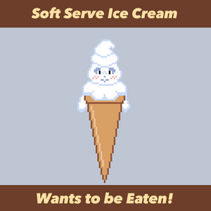 Soft Serve wants to be eaten animation