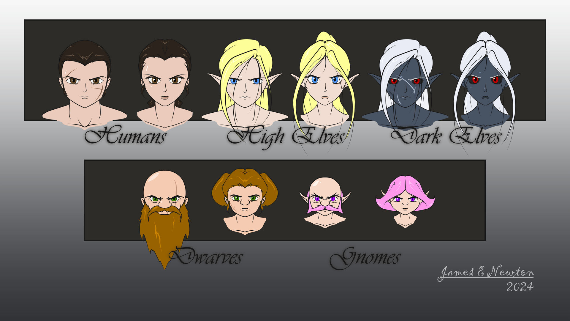 Fantasy Races by jknight454 on DeviantArt