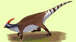 Parasaurolophus walkeri by srnautilusArt
