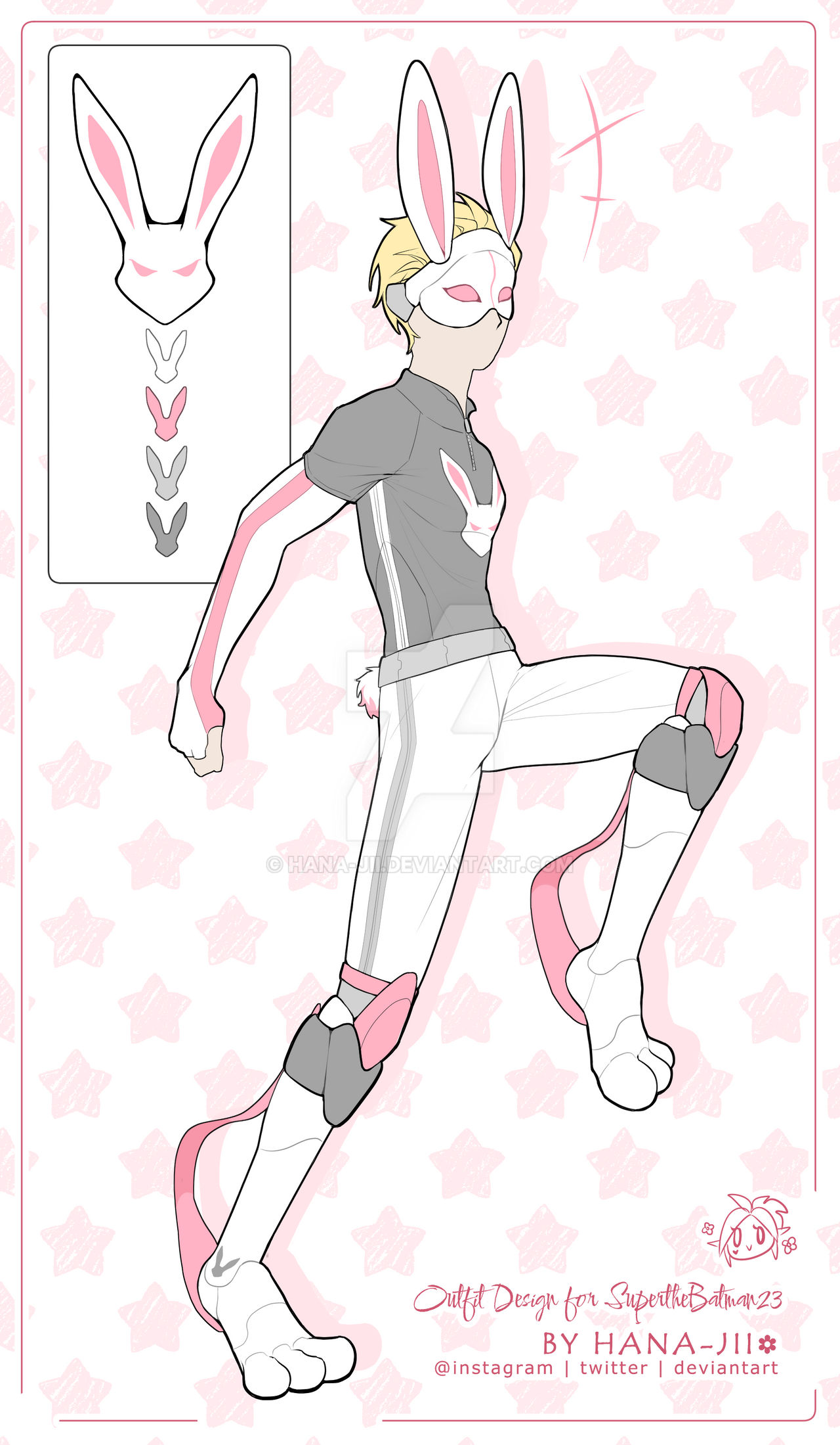 Custom Outfits #26- Rabbit superhero suit by Hana-Jii on DeviantArt