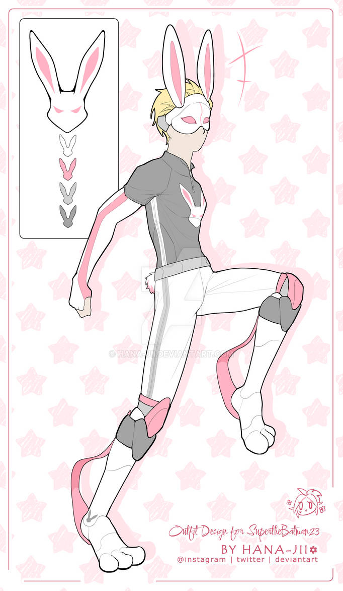 Custom Outfits #26- Rabbit superhero suit by Hana-Jii on DeviantArt