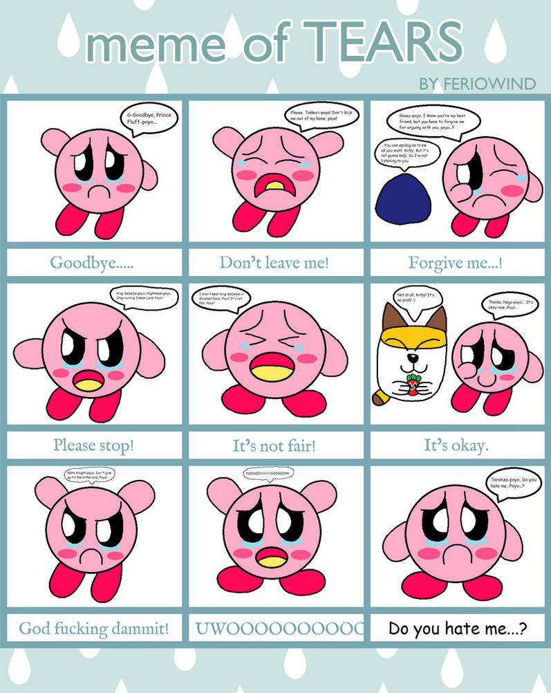 Meme Of TEARS Kirby By KirbyHamtaroGirl On DeviantArt meme-of-tears-kirby-by-kirbyhamtarogirl-on-deviantart