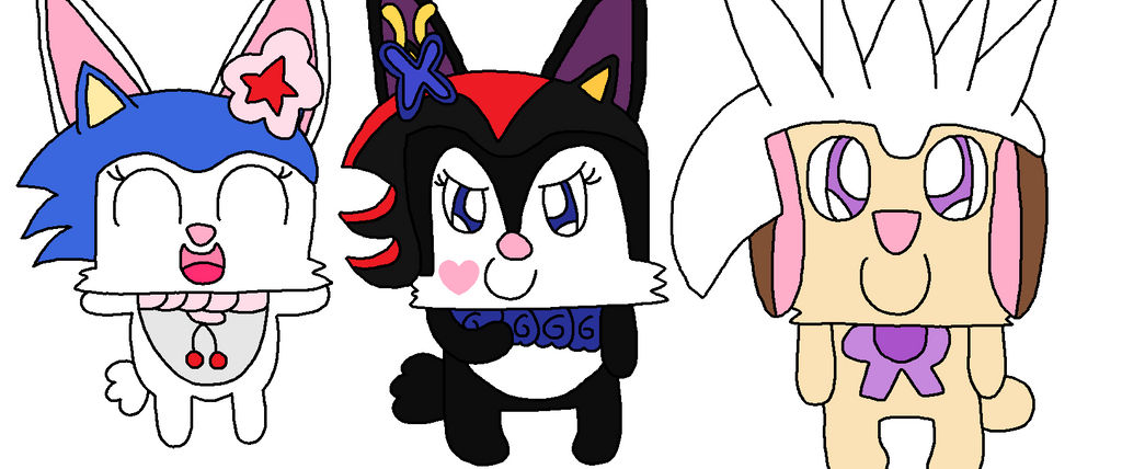 Request: The Triple S Rabbits! by KirbyHamtaroGirl on DeviantArt