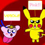 Kirby VS. Pikachu (SpongeBob Style)