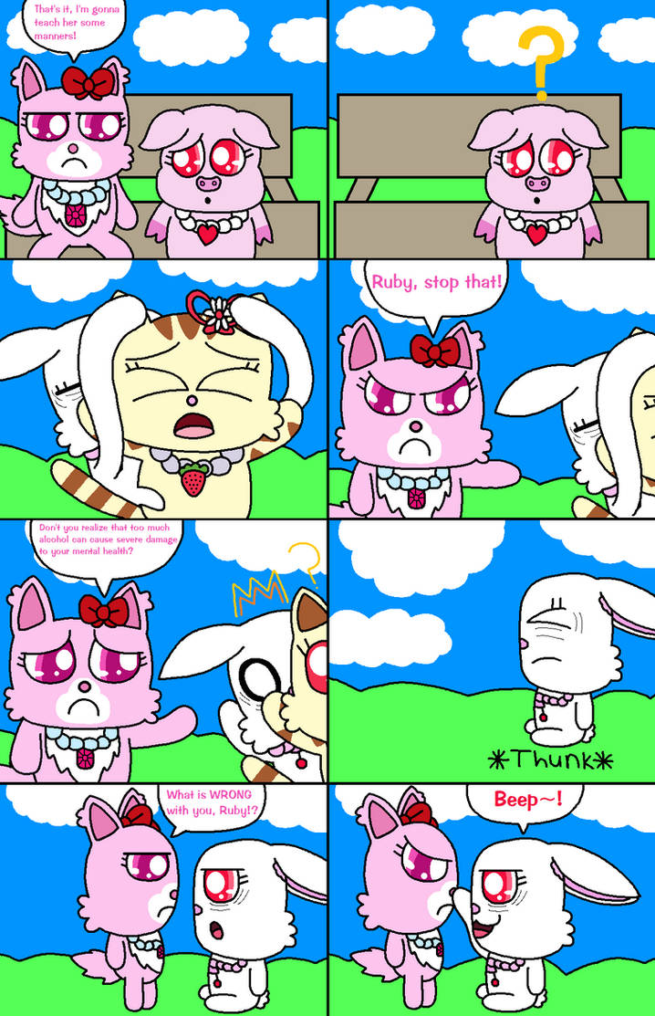 Ruby Gets Drunk Page 7 by KirbyHamtaroGirl on DeviantArt