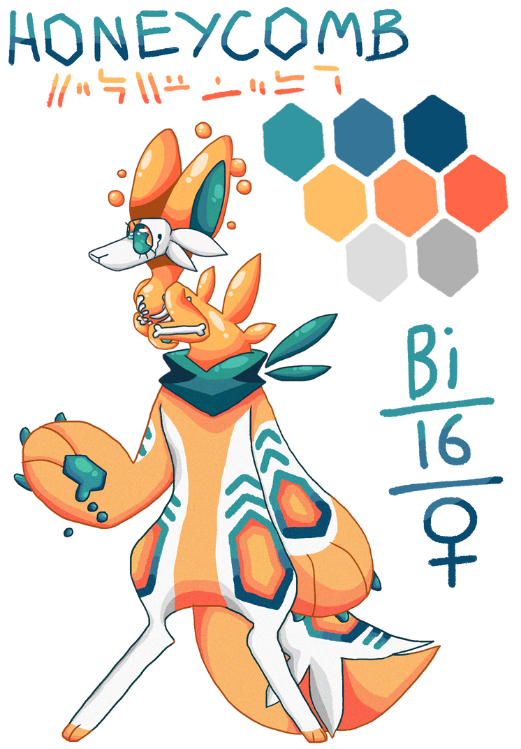Honeycomb updated reference sheet by AIienkiddo on DeviantArt