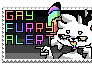 Gay Furry Alert Stamp [F2U]
