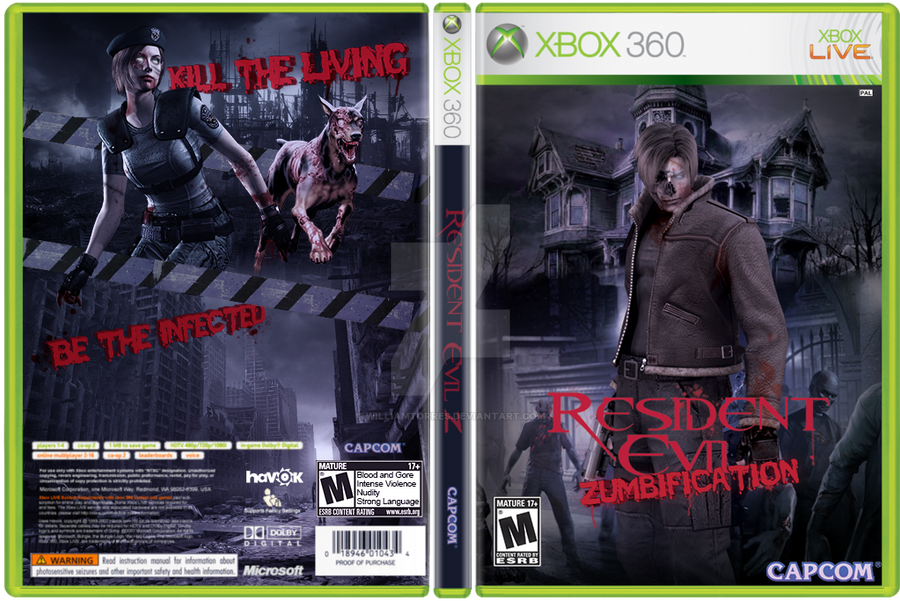 Resident Evil Complete Xbox360 Cover by WilliamTorres on DeviantArt