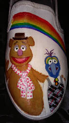 The Muppet Shoes! (Left, Finished)