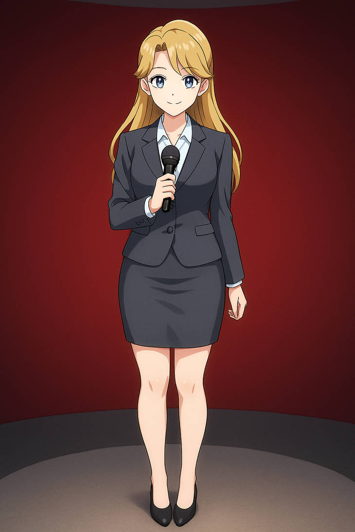 Reporters Pin The Female Newsreporter by Spikeomeo2 on DeviantArt