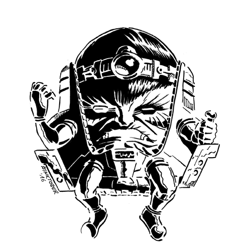 Inktober 2016, Day 11: MODOK