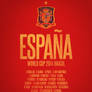 Espana World Cup 2014 Celebrative Artwork