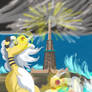 Pokemon-Mega-Ampharos and the Pharos