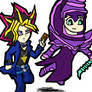 Yami and Chibi Dark Magician