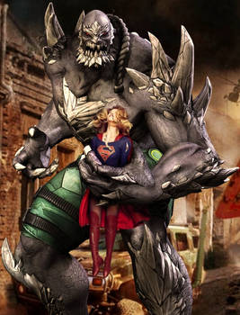 Supergirl vs Doomsday