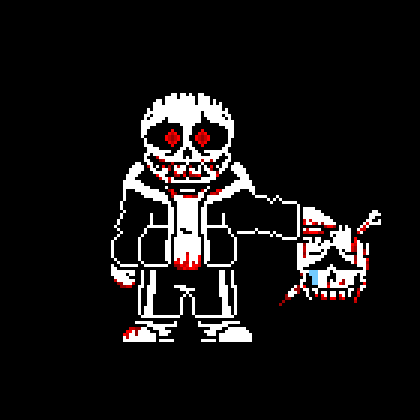 Horror Sans on X: Horror Sans (Me) Phase 2: The Massacre Resumes A sprite animation that I made. #Undertale #Sans #Animation #Gif #undertaleFanart / X