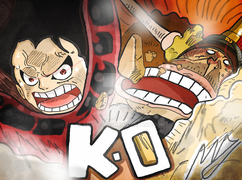 One Piece Chapter 837:Luffy vs Commander Cracker !